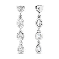 Orecchini Ti Sento Milano in Argento Zircone 78003ZI - 78003ZI